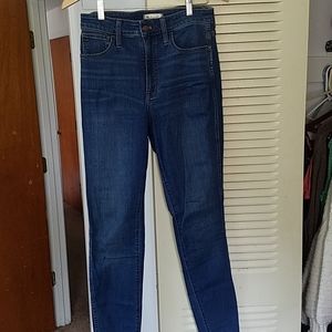 Madewell Tall Curvy High Rise Skinny Jeans